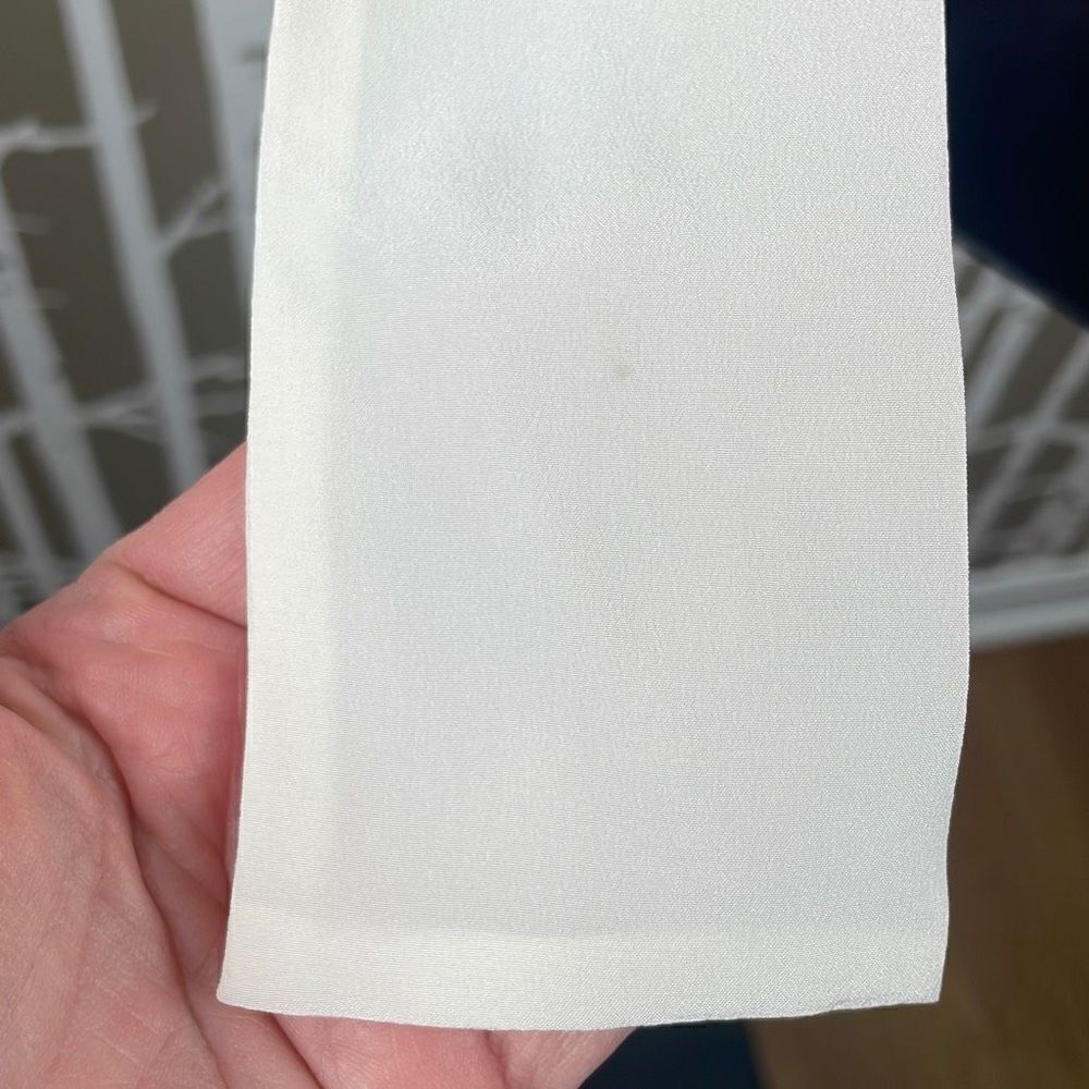 Missoni NEW Silk Jersey Open Back Tie Back Long Sleeve Top S Peach Ivory - Picture 9 of 14